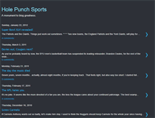 Tablet Screenshot of holepunchsports.blogspot.com