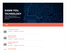 Tablet Screenshot of damnyoutech.blogspot.com
