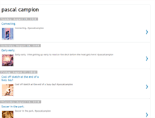 Tablet Screenshot of pascalcampion.blogspot.com