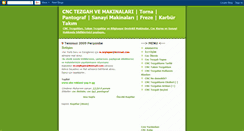Desktop Screenshot of cnc-tezgah.blogspot.com