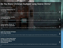 Tablet Screenshot of christianaudigiershirts-george.blogspot.com