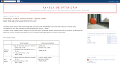 Desktop Screenshot of janeladenutricao.blogspot.com
