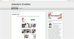 Desktop Screenshot of jolanda-creaties.blogspot.com