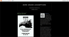 Desktop Screenshot of grandassumptions.blogspot.com