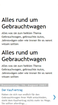 Mobile Screenshot of gebraucht-wagen.blogspot.com