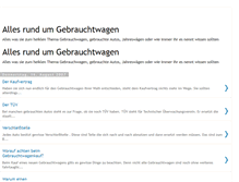Tablet Screenshot of gebraucht-wagen.blogspot.com