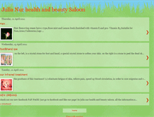 Tablet Screenshot of julianurhealthandbeautysaloon.blogspot.com