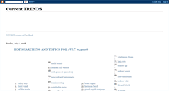 Desktop Screenshot of currentfads.blogspot.com