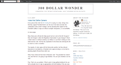 Desktop Screenshot of 300dollarwonder.blogspot.com