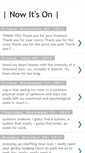 Mobile Screenshot of now-its-on.blogspot.com