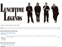 Tablet Screenshot of lunchtime-legends.blogspot.com