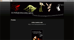 Desktop Screenshot of lamaquinadelarte.blogspot.com