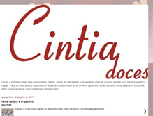 Tablet Screenshot of docescintia.blogspot.com