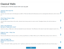 Tablet Screenshot of classical-violin-guide.blogspot.com