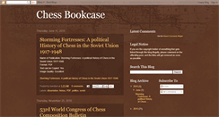 Desktop Screenshot of chess-bookcase.blogspot.com