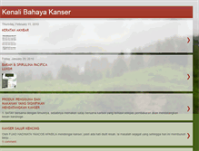 Tablet Screenshot of kanser2u.blogspot.com