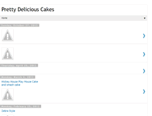 Tablet Screenshot of prettydeliciouscakes.blogspot.com