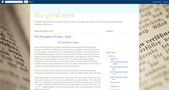 Desktop Screenshot of gordspot.blogspot.com