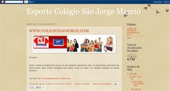 Desktop Screenshot of esportecolegiosaojorgemaceio.blogspot.com