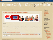 Tablet Screenshot of esportecolegiosaojorgemaceio.blogspot.com