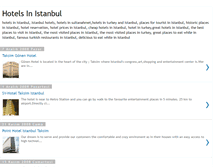 Tablet Screenshot of istanbulshotels.blogspot.com