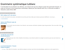 Tablet Screenshot of grammairesystmatique-leblanc.blogspot.com