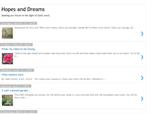 Tablet Screenshot of hopesdreamsbeck.blogspot.com