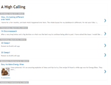 Tablet Screenshot of ahighcalling2007.blogspot.com