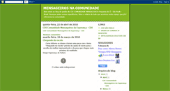 Desktop Screenshot of mensageirosnacomumunidade.blogspot.com