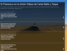 Tablet Screenshot of flamencoenlaunion.blogspot.com