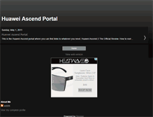 Tablet Screenshot of huaweiascend.blogspot.com