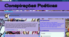 Desktop Screenshot of conspiracoespoeticas.blogspot.com