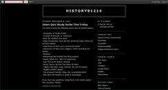 Desktop Screenshot of history91214.blogspot.com