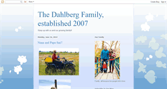 Desktop Screenshot of dahlbergfamily.blogspot.com