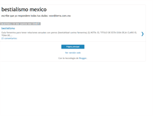 Tablet Screenshot of bestialismomexico.blogspot.com