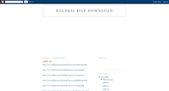 Desktop Screenshot of koleksi-file-download.blogspot.com