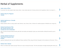 Tablet Screenshot of herbalofsupplements.blogspot.com