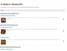 Tablet Screenshot of amodernhousewife.blogspot.com