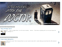 Tablet Screenshot of doctorwho10th.blogspot.com