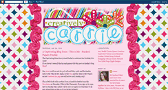 Desktop Screenshot of creativelycarrie.blogspot.com