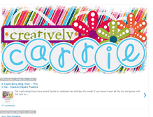 Tablet Screenshot of creativelycarrie.blogspot.com