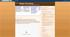 Desktop Screenshot of belajar-photoshop.blogspot.com