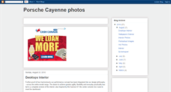 Desktop Screenshot of cayenne-porsche.blogspot.com
