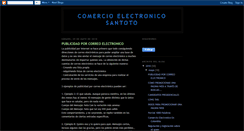 Desktop Screenshot of comercioelectronicosantoto.blogspot.com