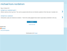 Tablet Screenshot of michaelkorsnordstrom.blogspot.com
