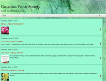 Tablet Screenshot of canadianpeonysociety.blogspot.com