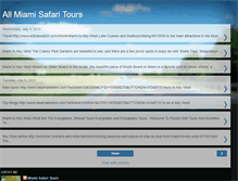 Tablet Screenshot of miamisafaritours.blogspot.com