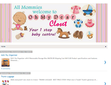 Tablet Screenshot of mama-ohmydearcloset.blogspot.com