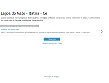 Tablet Screenshot of lagoadomatoitatirace.blogspot.com