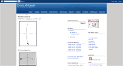 Desktop Screenshot of origamicollection.blogspot.com